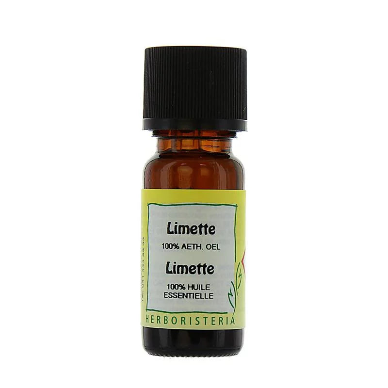 Flasche mit Aufschrift Limette